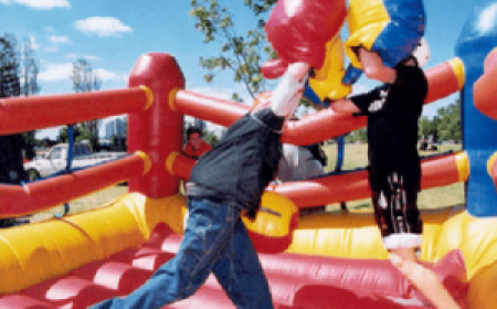 inflatable bouncy boxing for hire monsterball