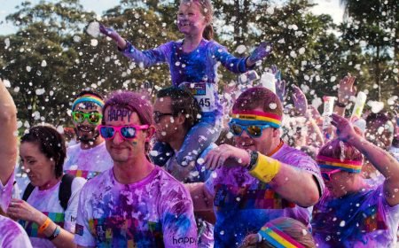 Colour Run Obstacle Course