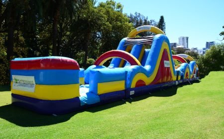 warrior slide inflatable monsterball